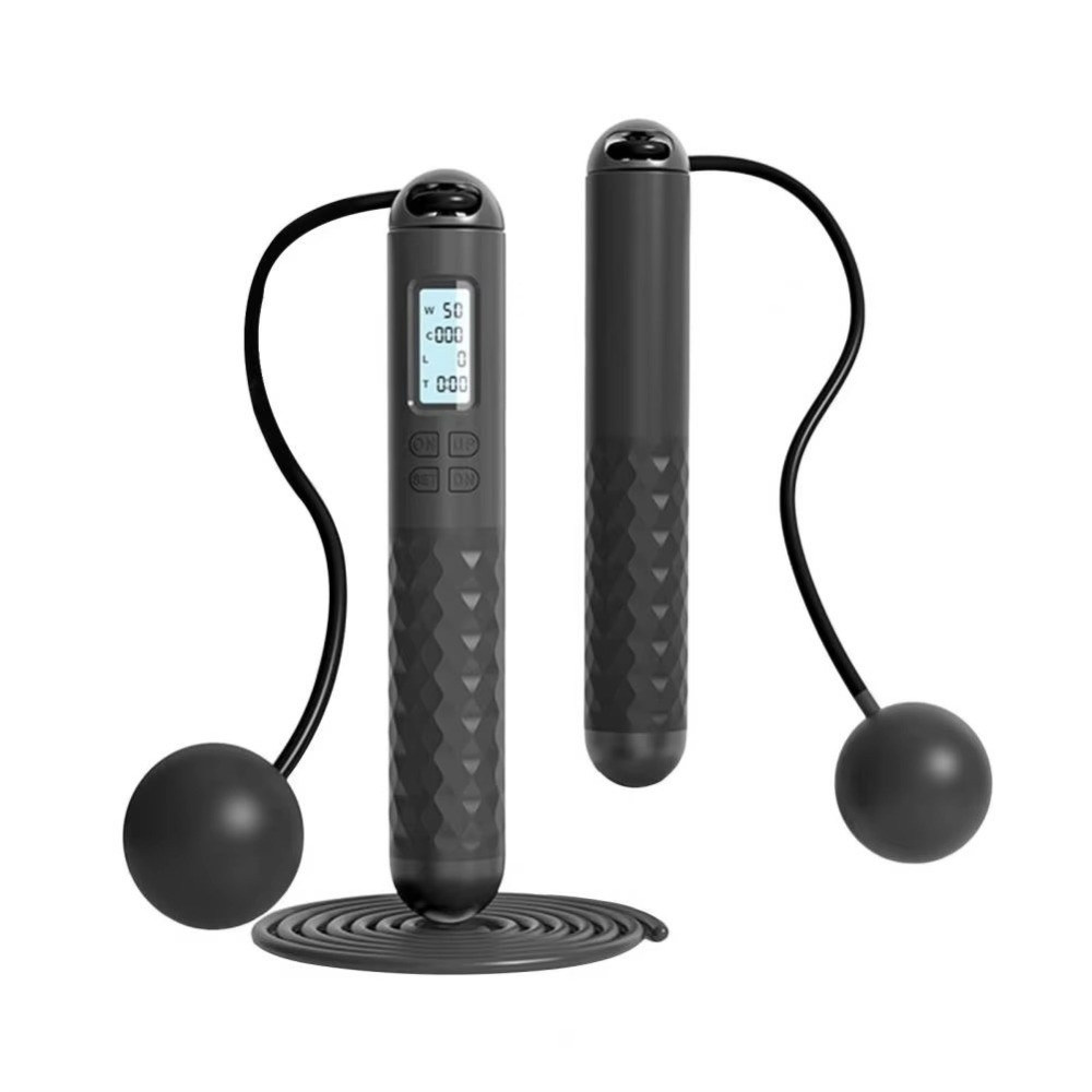 Smart Jump Rope Digital Counter - Corda per saltare portatile, senza fili