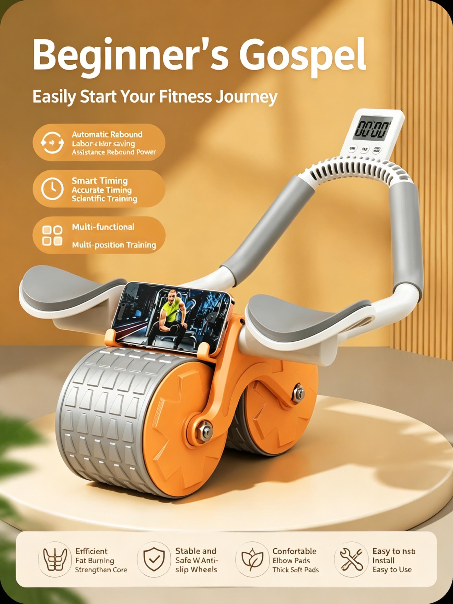Supporto per Gomito con Ruota  - Ab Roller Wheel With Elbow Support recensione e prezzo