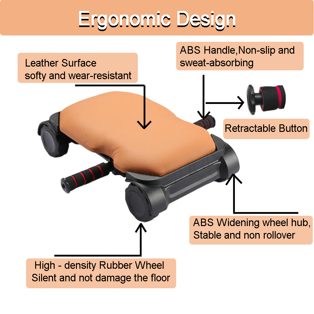 Rullo per addominali, rullo ad - Ab Roller Wheel With Elbow Support recensione e prezzo