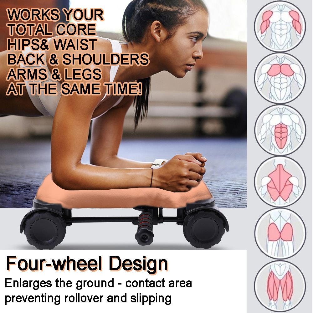 Rullo per addominali, rullo ad - Ab Roller Wheel With Elbow Support recensione e prezzo