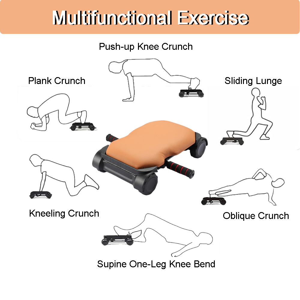 Rullo per addominali, rullo ad - Ab Roller Wheel With Elbow Support recensione e prezzo