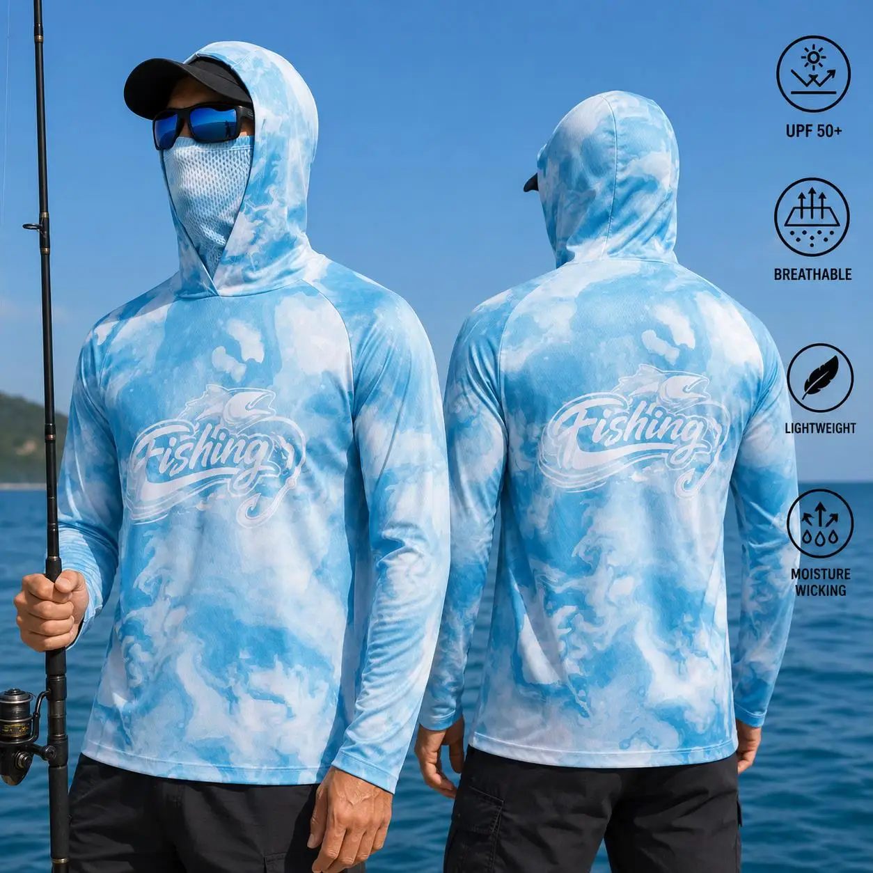 Maglia da pesca con cappuccio  - Fishing recensione e prezzo