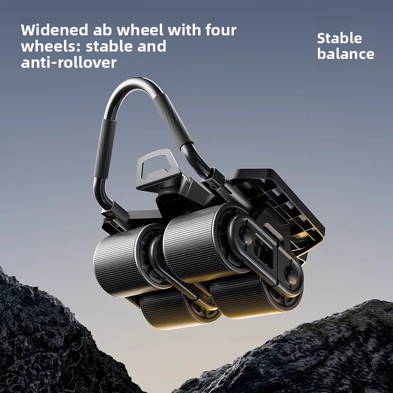 Rullo Addominale a 4 Ruote con - Ab Roller Wheel With Elbow Support recensione e prezzo