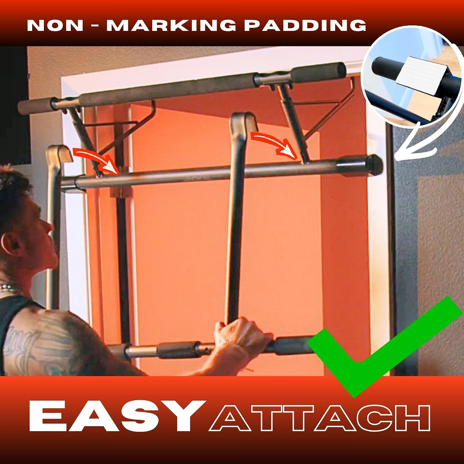 Stazione multifunzione per ese - Door Pull Up Bar No Screw recensione e prezzo